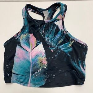 FABLETICS Clara Tropical Cropped Tank Top XS